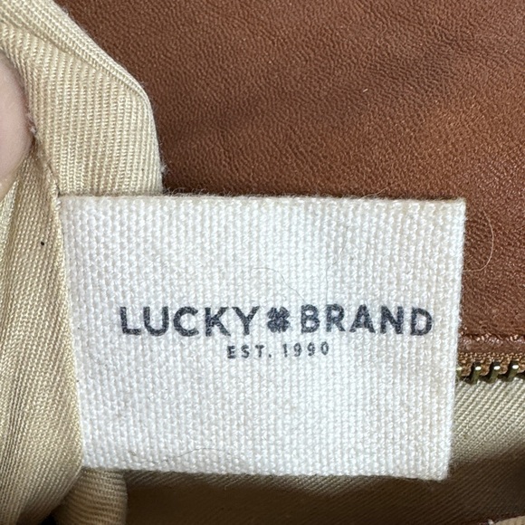 Lucky Brand Brown Leather Shoulder Bag - Picture 2 of 11